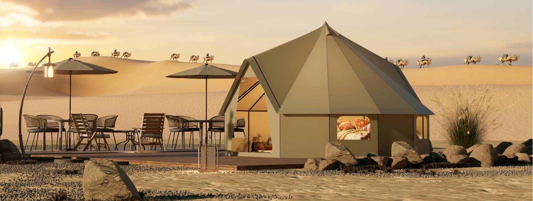 临沂露营酒店帐篷产品